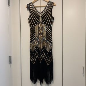 NWT 1920s Dress - Flapper Costume + Accs.